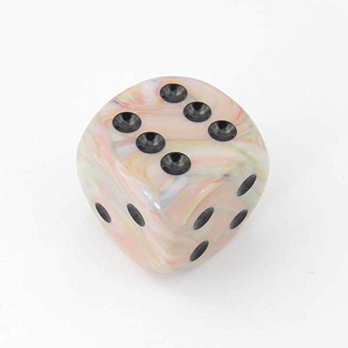 Circus Festive Die with Brown Pips D6 50mm (1.97in) Pack of 1 Chessex