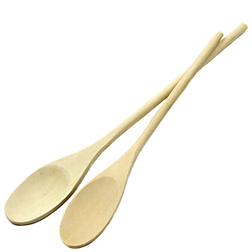 Chef Craft Classic Wooden Spoon Set, 12 Inch and 14 Inch, Natural