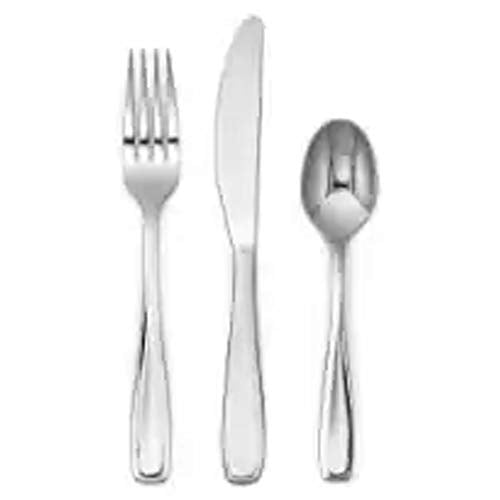 Cambridge Waylen Mirror Silverware Set ‚Äì Two 3 Piece Settings | 2 Dinner Forks, 2 Dinner Knives and 2 Teaspoons