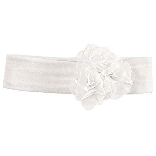 Mud Pie Ivory Chiffon Flower Headband