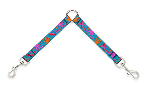 Lupine Pet Coupler for Walking Two Medium or Larger Dogs Together, 3/4" Wide Wet Paint Design by Lupine, 24" Long