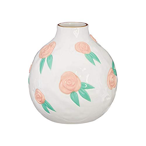 RAZ Imports Home Sweet Home 7.5" Rose Print Vase