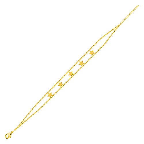 Empowered by Maya J 5 Star Symbols Bracelet Yellow