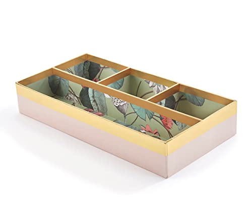 Giftcraft Lotus Floral Desk Organizer Tray, 12.3-inch Length