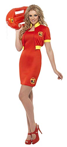 Smiffys - 32898 - Baywatch Beach Lifeguard Costume - Size Medium - US Size 10 - 12