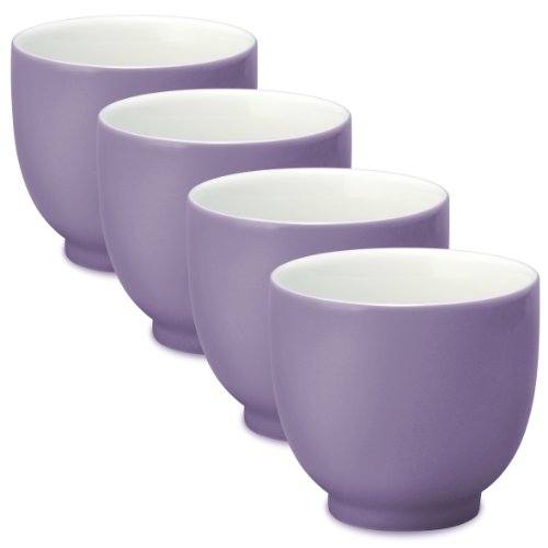 FORLIFE Q Tea Cup (Set of 4), 7 oz, Purple