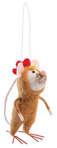 Boston International Ornament Clucky The Chicken Mouse