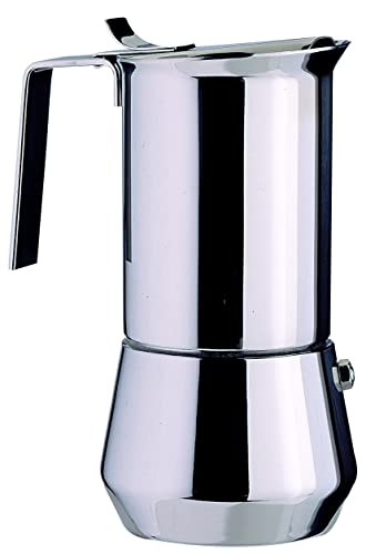 Gary Valenti Ilsa Stainless Steel 9 Cup Stovetop Espresso Maker