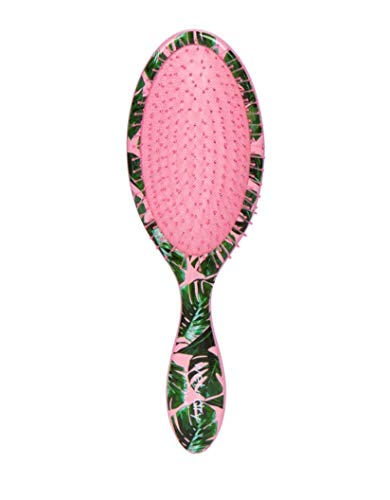 Cala Wet N Dry Pink Tropical Palm Detangling Hair Brush