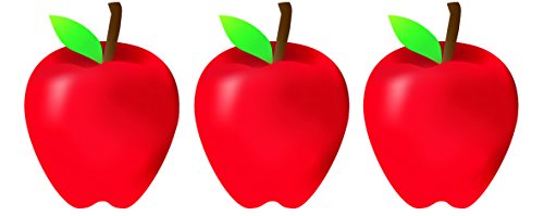 Hygloss Products Apples Classroom Accents  Creative Teaching Resources  7 Inches, 30 Pack (33748)