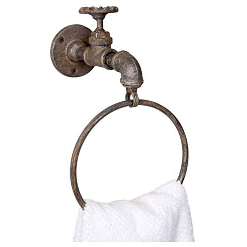 CTW Industrial Water Spigot Towel Ring