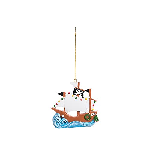 Beachcombers B22782 Pirate Holiday Ornament, 3.35-inch Height