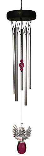 Spoontiques 10486 Red Angel Wind Chime