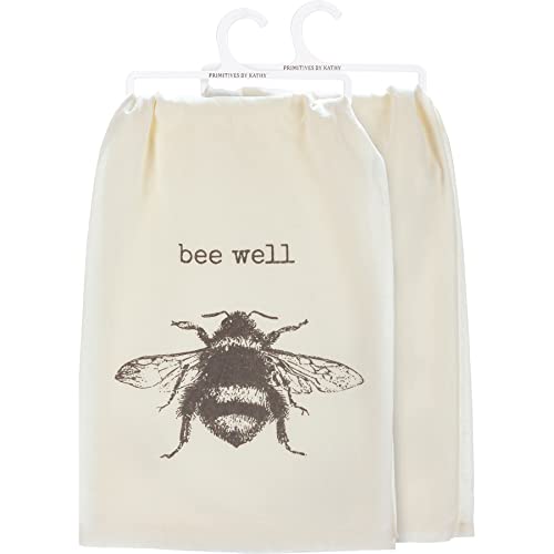 Primitives by Kathy 112075 Kitchen Towel Bee Well, 28-inch, Cotton