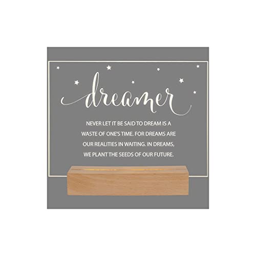 Carson 33309 Dreamer LED Decorative Sign, 7.75-inch Height