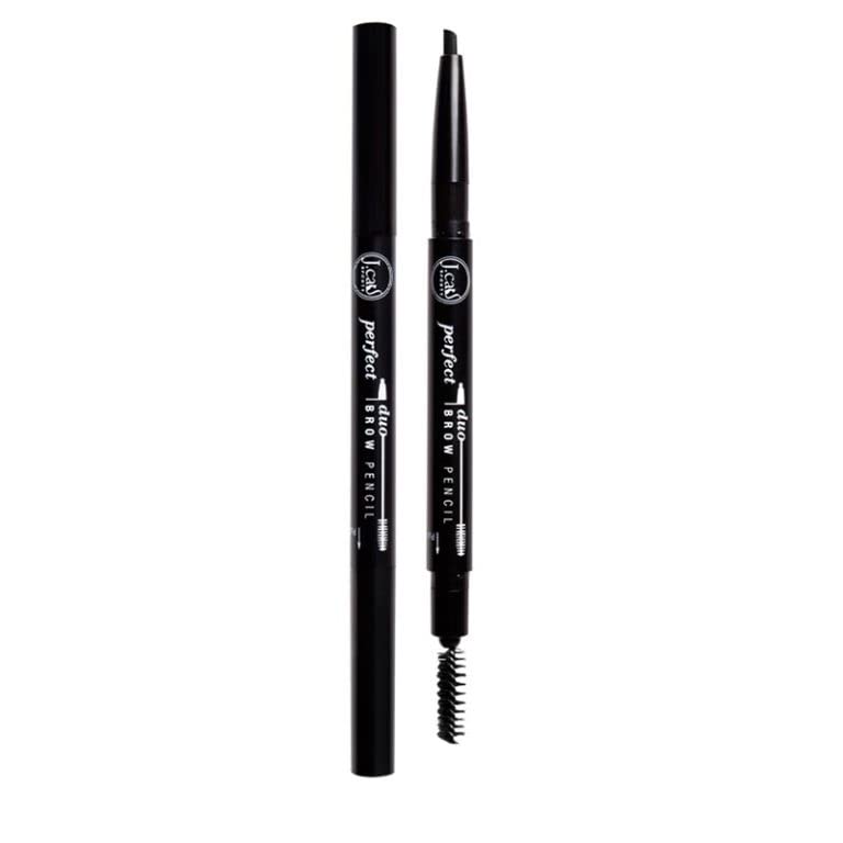 J.Cat Beauty Perfect Duo Brow Pencil - Jet Black
