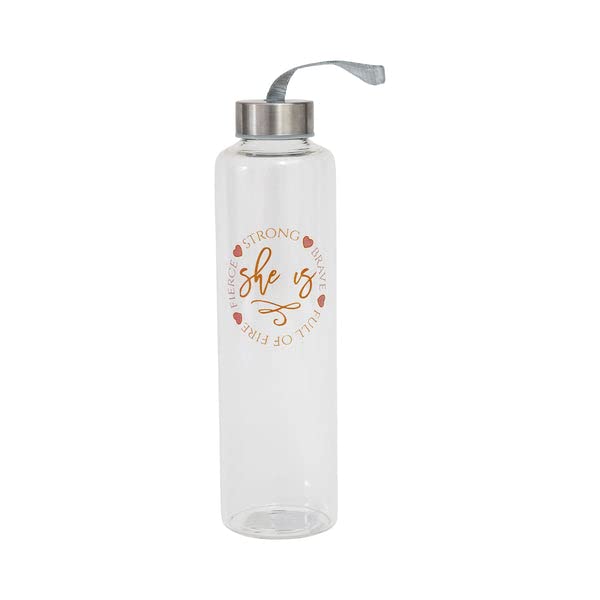 Divinity Boutique Strong Brave Fierce Water Bottle