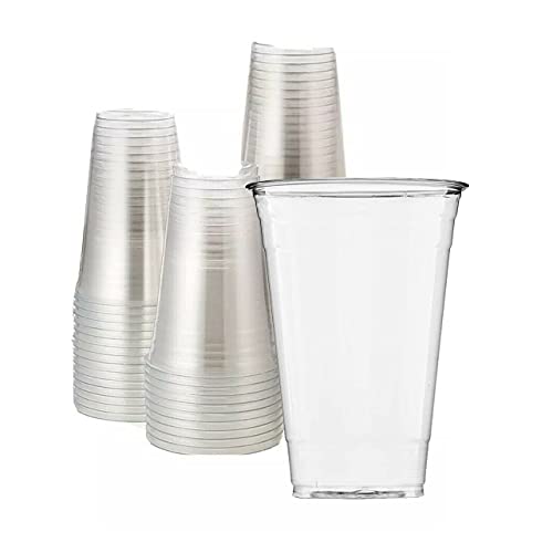DHG Professional 24oz Crystal Clear PET Plastic Cups, Disposable Cold Cups (Case of 600) (24oz)