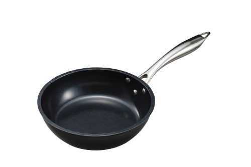 Kyocera CFP20BK Ceramic Coated Fry Pan, 8 INCH, Black