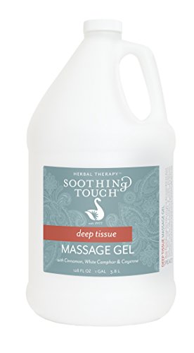 Soothing Touch Deep Tissue Massage Gel, Cayenne/Cinnamon/White Camphor, 128 Ounce