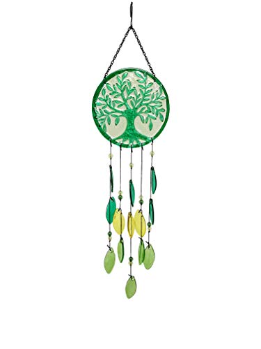 Continental Art Center Inc. CAC3410950 Wind Chime, Green, Yellow