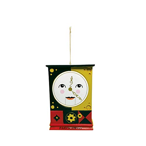 Department 56 FAO Schwarz Clock Hanging Ornament, 2.9375 Inch, Multicolor