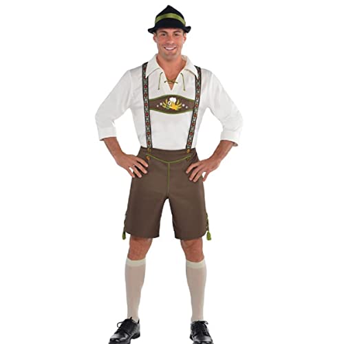AMSCAN Mr. Oktoberfest Halloween Costume for Men, Large, with Included Accessories