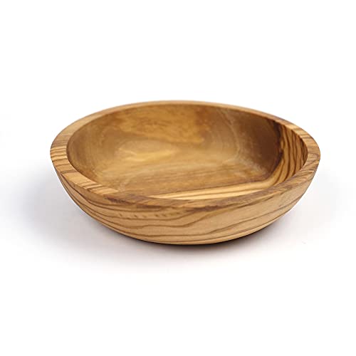 RSVP International Natural Italian Olive Wood Kitchen Collection, Sauce, 3.75" Dia, Dipping Bowl