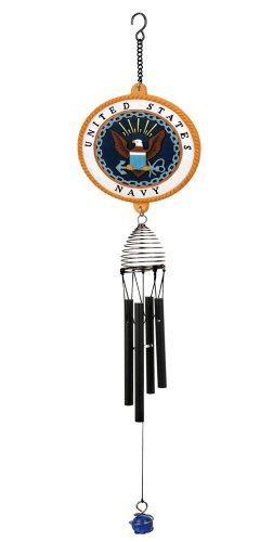 Red Carpet Studios 15174 Patriot Military Wind, Navy Chime, 21-Inch