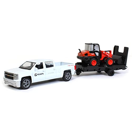 New Ray Toys New 10" NEWRAY KUBOTA Collection - Kubota R630 W/ Chevy Pick Up Truck