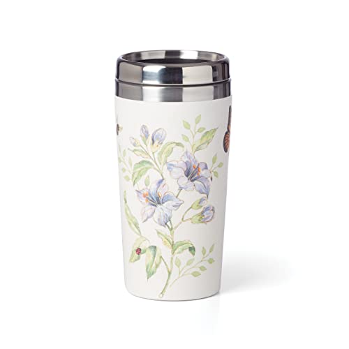 Lenox Butterfly Meadow Bamboo Travel Mug, 1.25