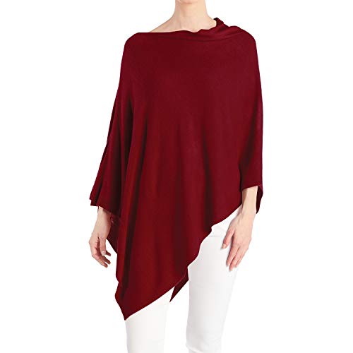 TGB Brands Women‚Äö√Ñ√¥s Versatile Lightweight Poncho Shawl Wrap | Wear Multiple Ways | 15 Colors | Fashionable Clothing Accessory | OSFM