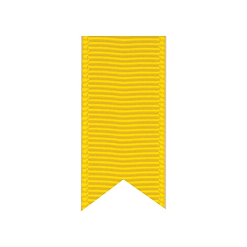 Design Design Grosgrain Ribbon, 0.63-inch Wide (Yellow)