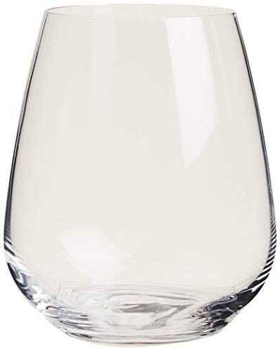 Luigi Bormioli Rocco Atelier Stemless Cabernet Wine Glass 23-1/4-Ounce, Set of 6
