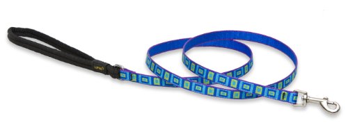 Lupine Pet Originals 1/2" Sea Glass 6-foot Padded Handle Leash for Small Pets