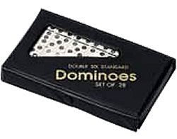 CHH Double 6 Profesional Sized Dominoes with Spinner - Ivory