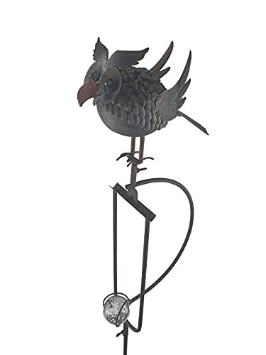 Red Carpet Studios Sitting Owl Balancing Garden Rocker, 54-Inch, Medium