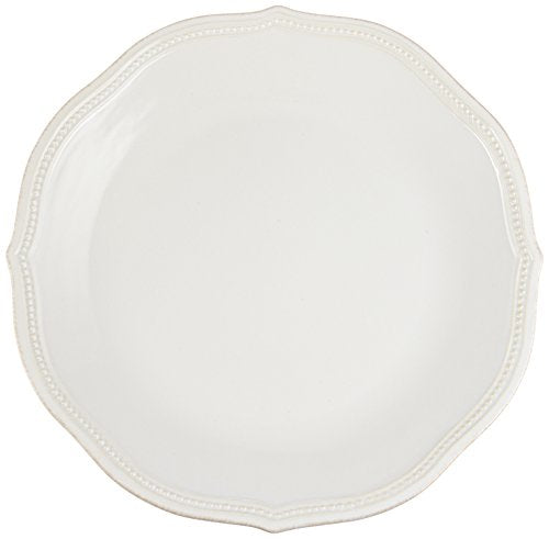 Lenox French Perle Bead Dinner Plate, 10.75-Inch, White