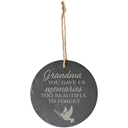 Carson Home 24513 Grandma Comfort Slate Ornament, 4-inch Diameter
