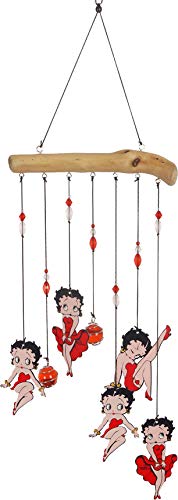 Spoontiques 14091 Betty Boop Driftwood Wind Chime, Multicolored