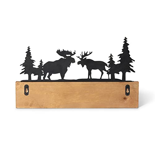 Park Hill Collection EWC20521 Moose Silhouette Hook Rack, 18-inch Length