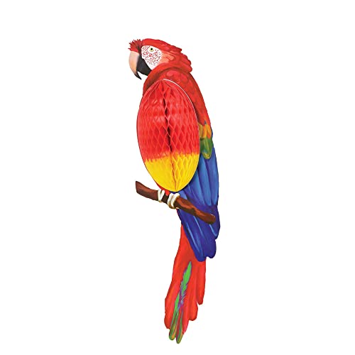 Amscan Parrot Honeycomb Party Decoration, 1 piece