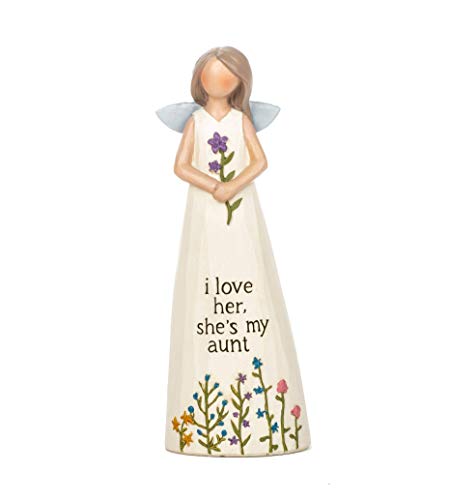 Blossom Bucket 211-12872 I Love Her She's My Aunt Angel Figurine, 5-inch Height