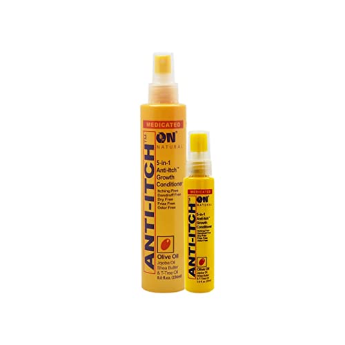 R&R Corp. On Orgainc Natural 5-in-1 Itching Free Growth Conditioner with Olive Oil 8oz