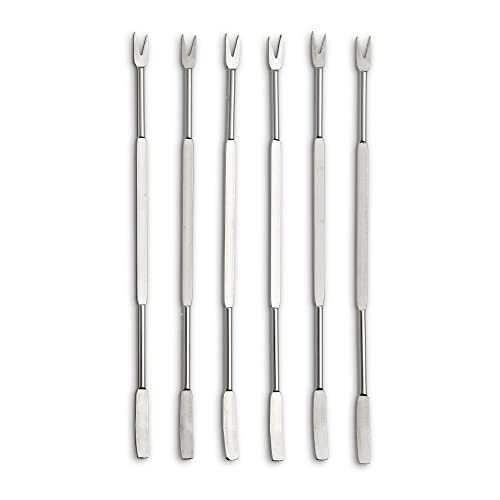 HIC Maine Man Seafood Picks, Stainless Steel, Set of 6