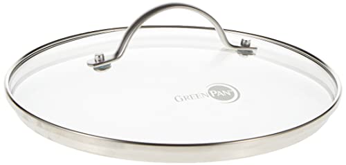 Cookware Company GreenPan Glass Lid with Stainless Steel Handle, 8"