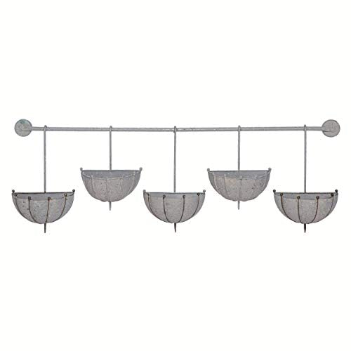 Transpac A5860 Metal Hanging Umbrella Planter