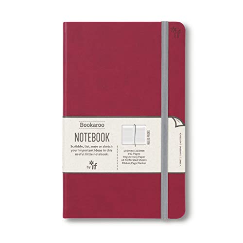 IF Bookaroo Notebook Journal- Dark Red