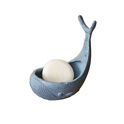 CTW 370615 Cast Iron Whale Soap Dish, 6.25-inch Height