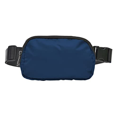 Calla Nupouch Anti-theft Belt Bag with Adjustable Strap for Women and Men Fanny Pack Crossbody Performance Nylon (Navy)